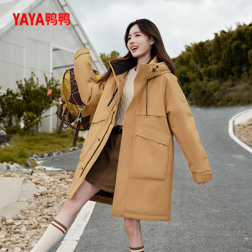 【欧豪同款】鸭鸭男女同款长款绒服 多色可选 XS-3XL YE5B008277P 商品图12