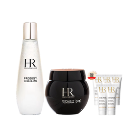 【1210跨境仓发货】HR/赫莲娜【新版50px】黑绷带面霜50ml+赫莲娜小露珠200ml+ 赫莲娜泡沫洁面20ml*5