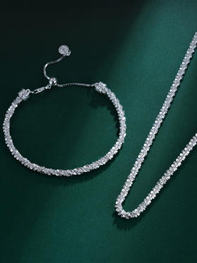 子佩集S925银【清辉静染】手链【N005-4】2408