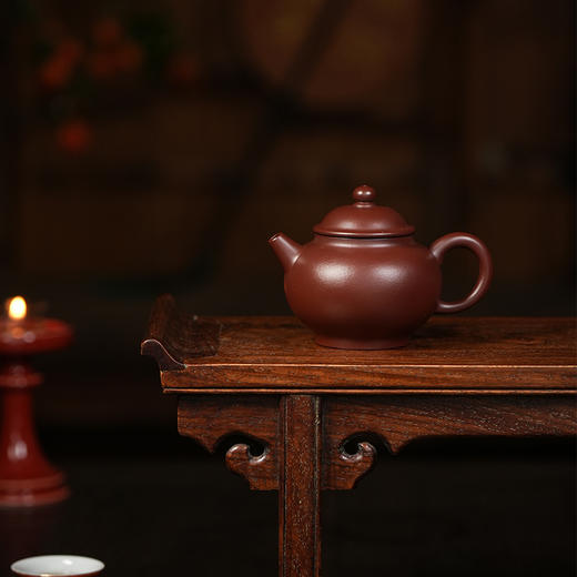 龙德堂陶艺 汤宣武制《圣珠》原矿紫袍玉砂 130cc 库存请咨询客服 商品图0