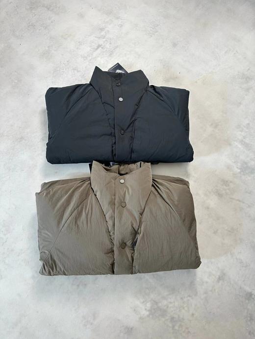 D112702联名款简约纯色舒适休闲羽绒服男女同款 商品图2
