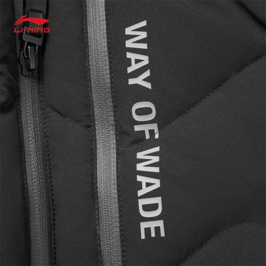 李宁韦德系列男子防泼水鹅绒短羽绒服AYMV055 商品图9