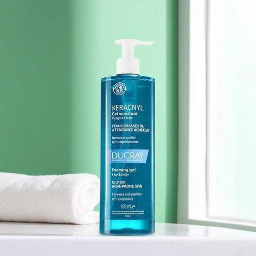 护蕾控油净肤温和清洁洁面祛痘洁肤啫喱400ml 商品图3