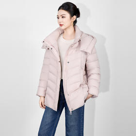 「高货wl」全新升级【铂金会员661/天猫889/差价228】(04749)洛诗琳帽子可拆卸羽绒服2025冬季气质泡芙蓬松保暖外套女