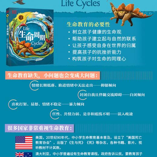 【正版DK科普绘本】DK生命周期 DK水百科 儿童生命教育  儿童百科全书  小学生科普书  跨学科知识  亲子共读 商品图1