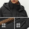 森马羽绒服女冬长款插肩袖撞色宽松连帽80绒子休闲简约百搭厚外套 商品缩略图3