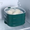 【加厚】微波炉蒸笼专用器皿包子馒头加热带盖家用蒸盒米饭盒蒸饭 商品缩略图1