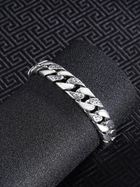 子佩集S925银【潮海】手链【YFSL039】纯银仿古2409