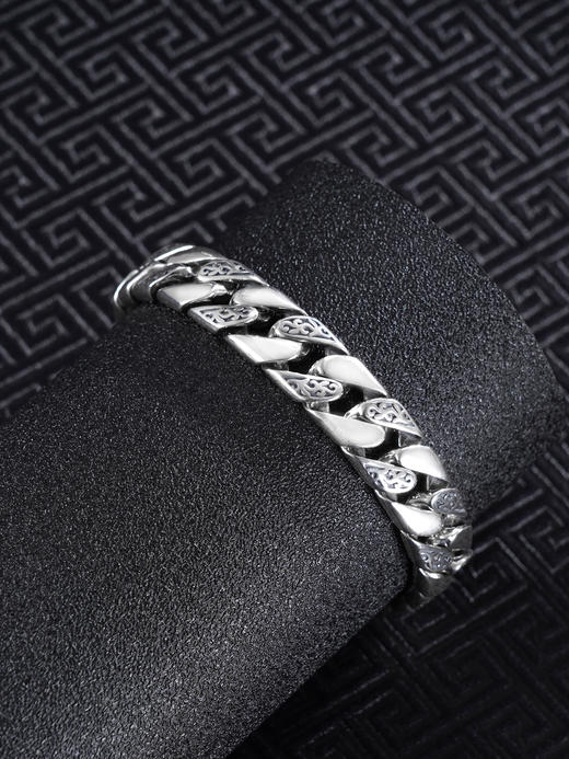 子佩集S925银【潮海】手链【YFSL039】纯银仿古2409 商品图0