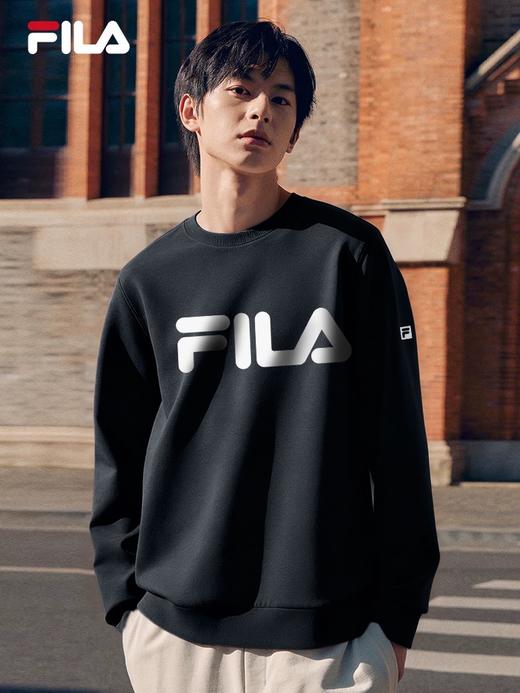 D112735潮牌水貂绒一体圆领套头卫衣2025秋冬新款加绒上衣男女同款 商品图7