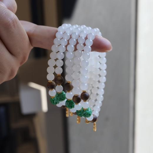 “福运满堂"和田羊脂白玉手串 CR 商品图5