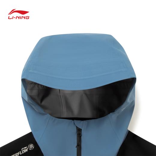 李宁户外CF溯万龙甲冲锋衣黑龘男女同款防风排湿单层冲锋衣AEMV023 商品图7