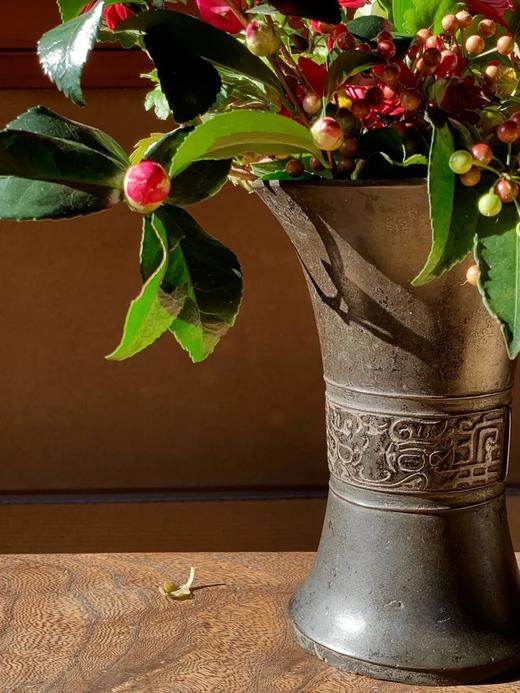 青铜饕餮兽面纹花觚，顺丰包邮 商品图10