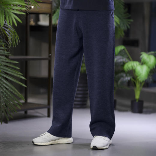 冬季新款男士精纺羊毛针织休闲裤  九色可选-不退不换 商品图3