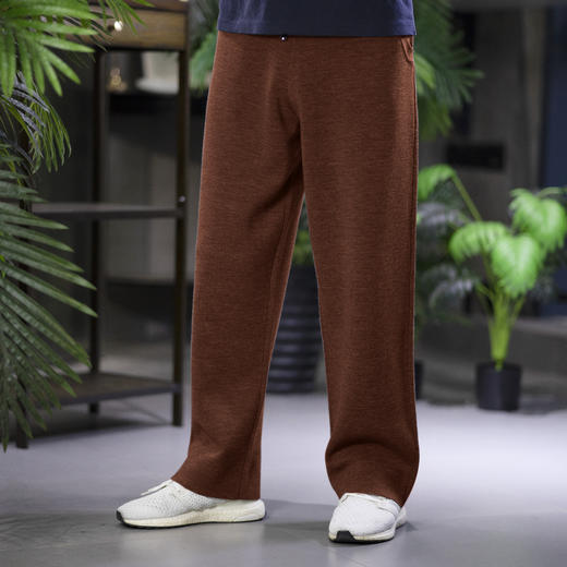 冬季新款男士精纺羊毛针织休闲裤  九色可选-不退不换 商品图8