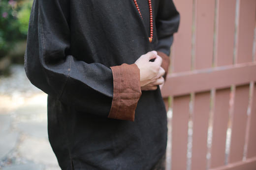 漫物记平纹重磅双面长袖圆领衫M044 商品图5