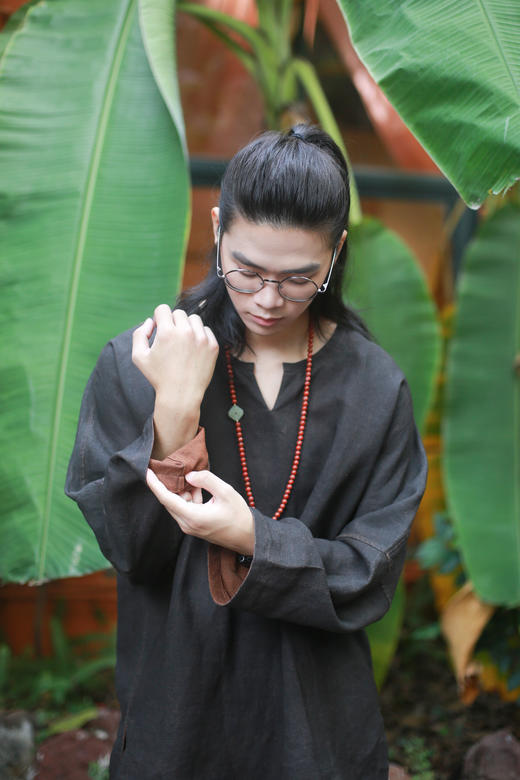 漫物记平纹重磅双面长袖圆领衫M044 商品图4