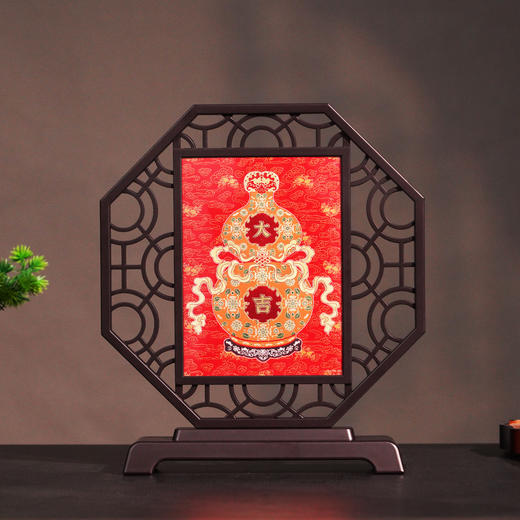 景德镇《平安大吉》银瓷板画 原型乾隆收藏  银瓷双面设计 双大师打造 商品图7