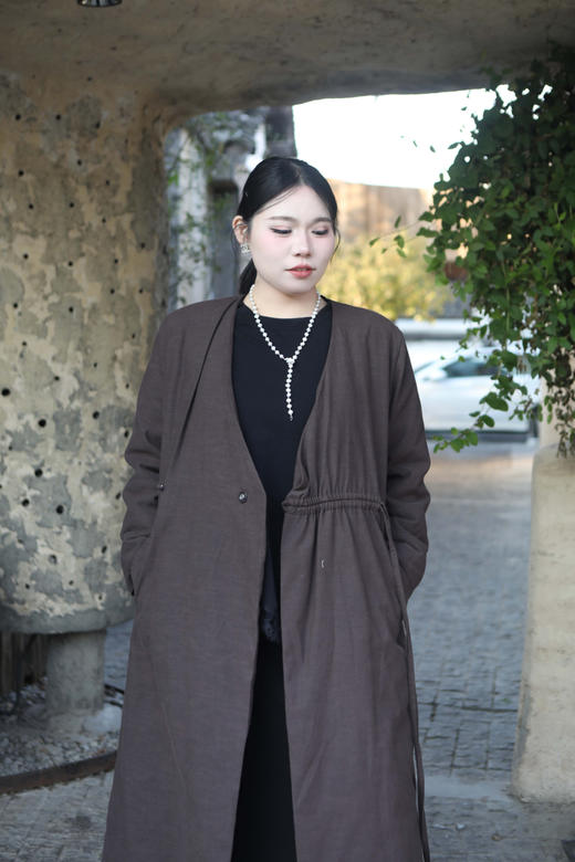 10天发货，开证书【6款珍珠毛衣链】珍珠如玉·人生如意💖秋冬珍珠长链，高亮光泽，极微瑕品质，65、70、80、85、120厘米5种款式长度可选，搭配毛衣、针织衫绝配 商品图7