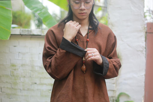 漫物记平纹重磅双面长袖圆领衫M044 商品图7