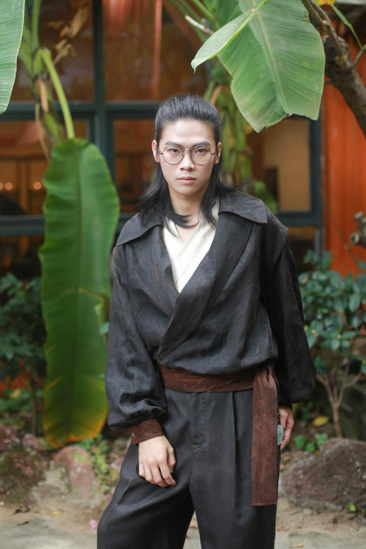 漫物记柞蚕丝大领口系腰双面外套M288 商品图1