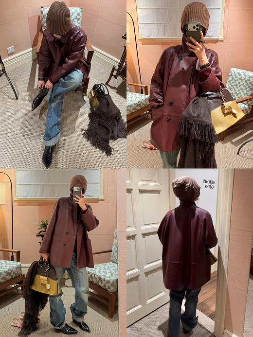 HIDEMI 进口澳洲美利奴羊毛坑条加厚翻边针织帽冷帽 商品图3