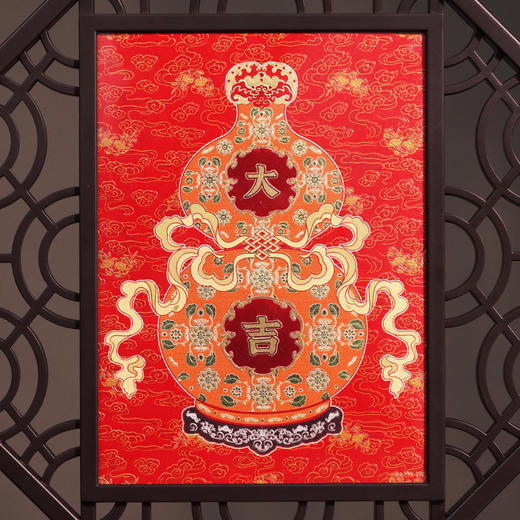 景德镇《平安大吉》银瓷板画 原型乾隆收藏  银瓷双面设计 双大师打造 商品图2