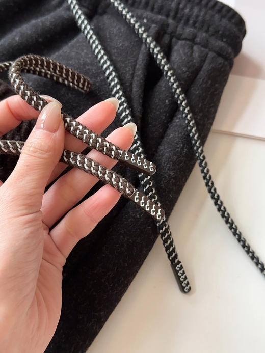 直发【5587】无利润炮灰款 冬季女士加厚仿羊绒花纱直筒裤 超厚实！⁣巨巨巨暖和！⁬！ 商品图6