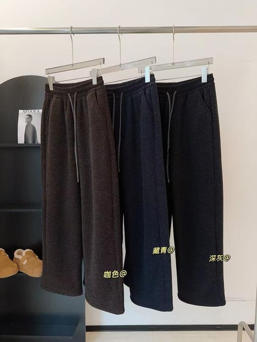 直发【5587】无利润炮灰款 冬季女士加厚仿羊绒花纱直筒裤 超厚实！⁣巨巨巨暖和！⁬！ 商品图0