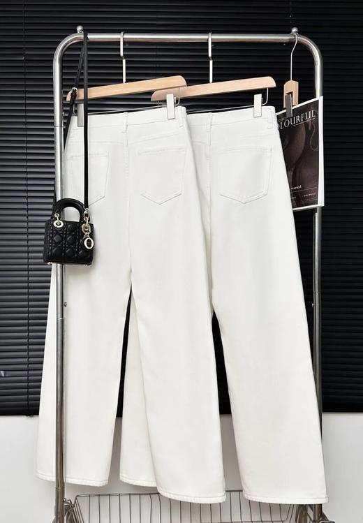 调白加绒加厚牛仔裤｜加绒加厚暖到心坎，经典直筒窄版设计【3-5天发货】 商品图1