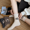 冬季羊毛袜｜费尔岛+小狗图案可选，每双袜子都是微型童话 商品缩略图0