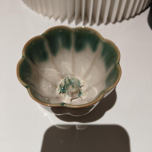 青白坐观主人杯-华宁陶 商品图0