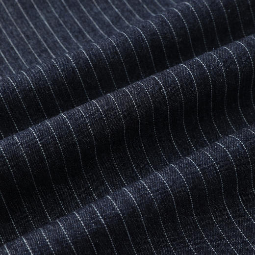 GXG男装25秋季经典条纹休闲日常通勤简约翻领外穿衬衫男式夹克衫K&C 商品图11