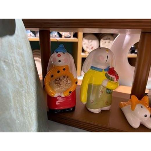 瓷器摆件TEEMJADE迎宾兔 商品图0