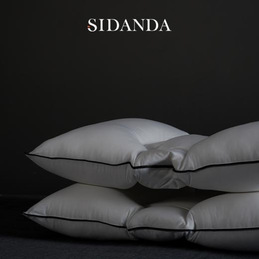 品牌直发 SIDANDA 女生专用护颈低睡枕 48cmx74cm 白色（含真丝枕套） 商品图2