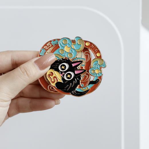 2025年限定双层金属冰箱贴 可拆卸 狸猫文创旅游纪念品 商品图1