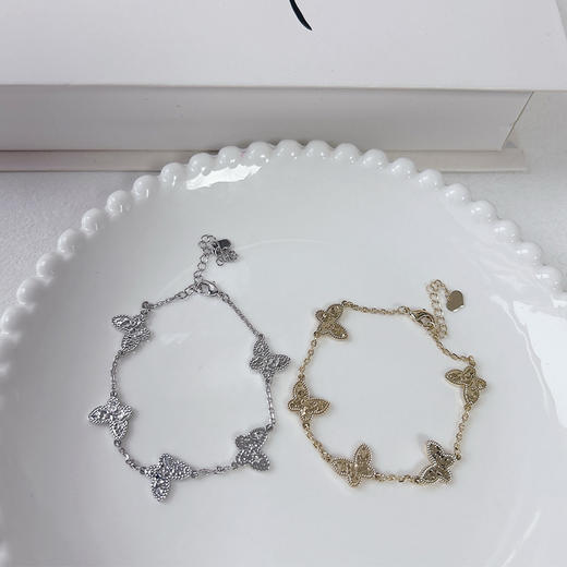 日常百搭蝴蝶造型精致手链-纪念日百货门店同款166143571 商品图0