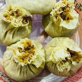 雨花石松子梅肉烧麦（一盒5个）