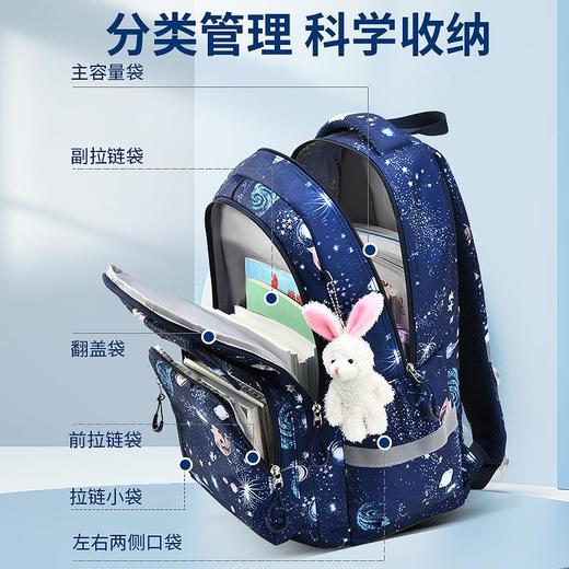 芝麻宝贝新款小学生书包 女1-3-6年级可爱儿童书包轻便休闲双肩包 商品图2