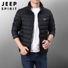 JEEP SPIRIT秋冬季白鸭绒轻薄羽绒服男薄款帅气短款外套HL8706 商品缩略图1