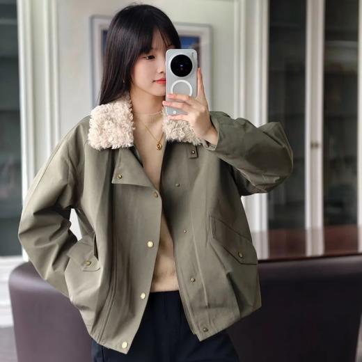 Gesamy丹巴毛绒羽绒派克服，派克服结合羽绒填充，防风保暖双结合 商品图6