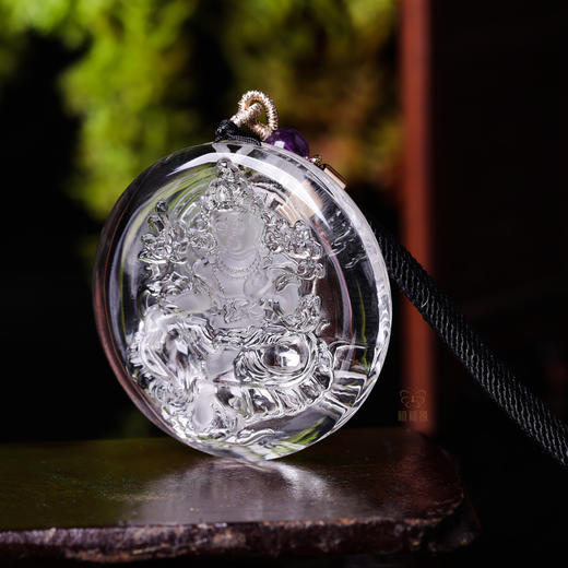 【度母】白水晶守护神坠   ZX2511135 商品图1