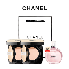 买一送一 【双12加赠 邂逅粉香水7.5ml+礼袋】Chanel/香奈儿新版果冻气垫正装15g 香港/国内随机发货（效期：2027年10月之后）