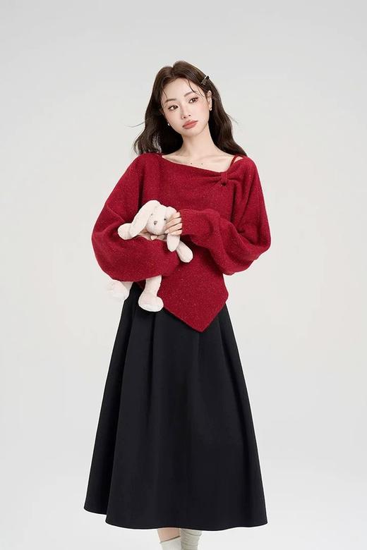 amadella 高级感不规则吊带罩衫上衣两件套 21822 商品图6