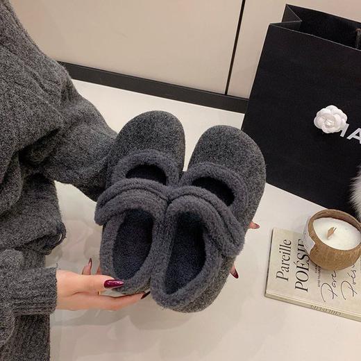 【YW】无忧购加绒玛丽珍鞋女秋冬毛毛鞋呢面勃肯棉鞋F17（截单后3-5天发货） 商品图5