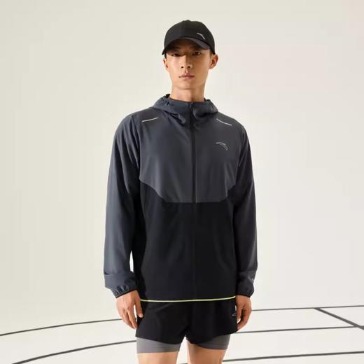 【L/XL/3XL断码】安踏空气甲LT丨防风跑步运动外套男士夏季防紫外线风衣152435601【无货退款】 商品图0