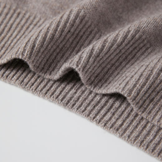 ROMI STUDIO “温柔已至”绵羊毛混纺简约中袖套头毛衫 RW24AS40758 商品图4