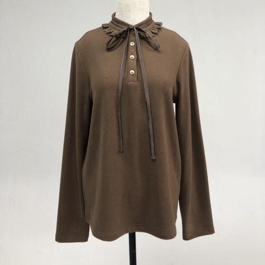 Famecoco范可儿休闲套头衬衫长袖T恤打底内搭FAB8BB027 商品图0