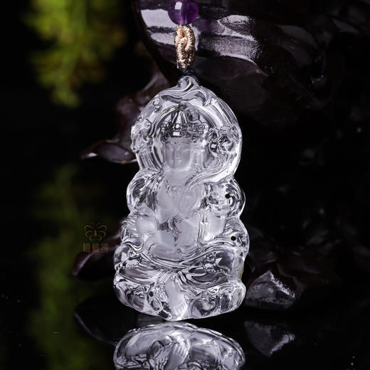 【大势至菩萨】白水晶八大守护神坠    ZX2511151 商品图2