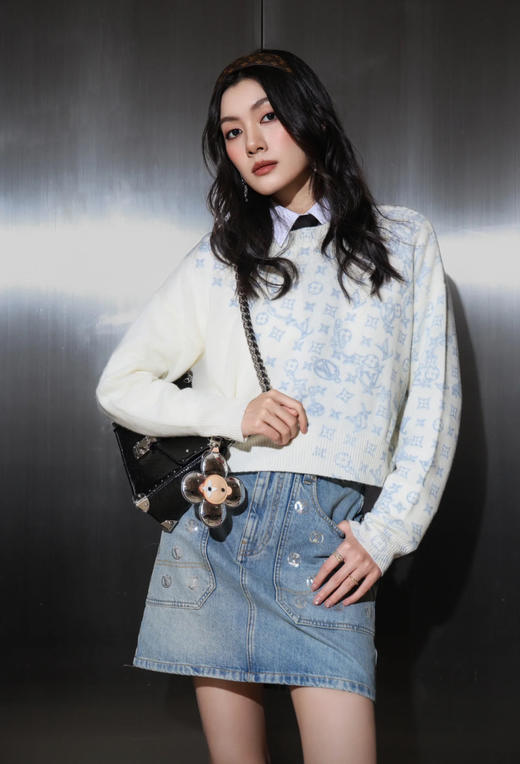 驴家 滑雪系列 新款 口袋亮片半裙(KX*MM) 商品图1